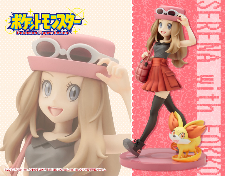 コトブキヤのポケモンフィギュア第3弾!セレナとフォッコが7月発売に向けて予約開始!