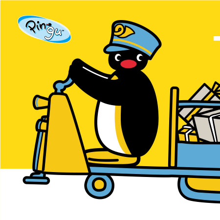 世界一有名なペンギン『ピングー』が郵便局のキャラクターグッズに初登場！