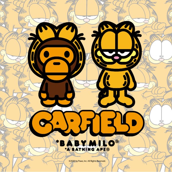 「GARFIELD」×「A BATHING APE®」コラボアイテムが発売！