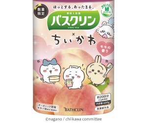 「バスクリン」×「ちいかわ」初コラボ！モモの香りの入浴剤が数量限定発売