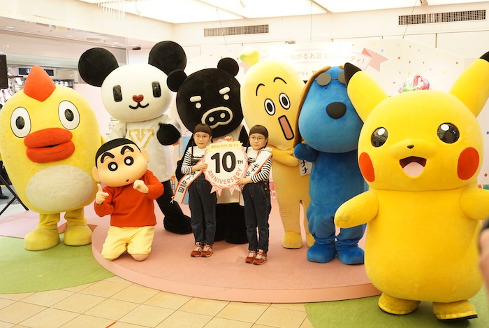 「りんか＆あんな」ちゃんが応援団長に！東京キャラクターストリート10周年を人気キャラたちと盛大にお祝い