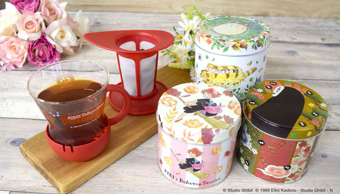 トトロやキキのデザイン缶入りオリジナルブレンド茶、「ルピシア」とコラボ第3弾が販売スタート！