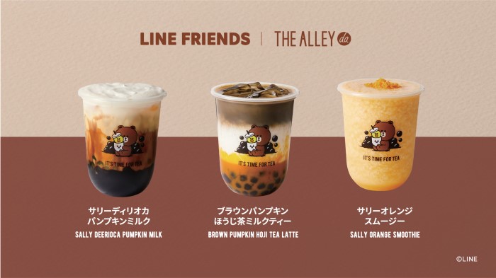 「THE ALLEY」×「LINE FRIENDS」コラボドリンクが登場！