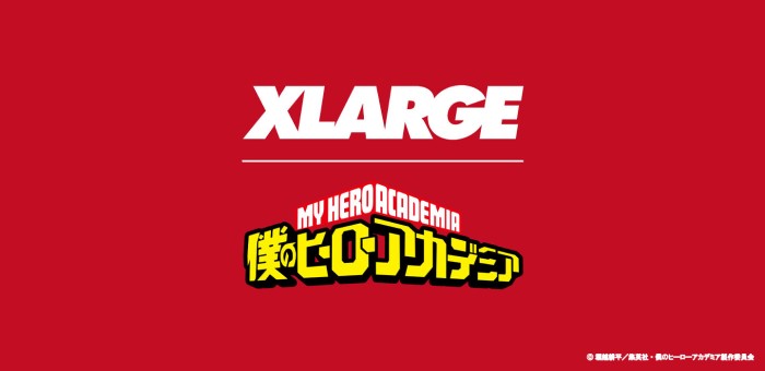 「僕のヒーローアカデミア」×「XLARGE」コラボコレクションが登場
