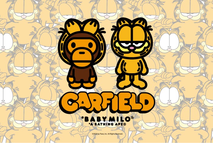 「GARFIELD」×「A BATHING APE®」コラボアイテムが発売！
