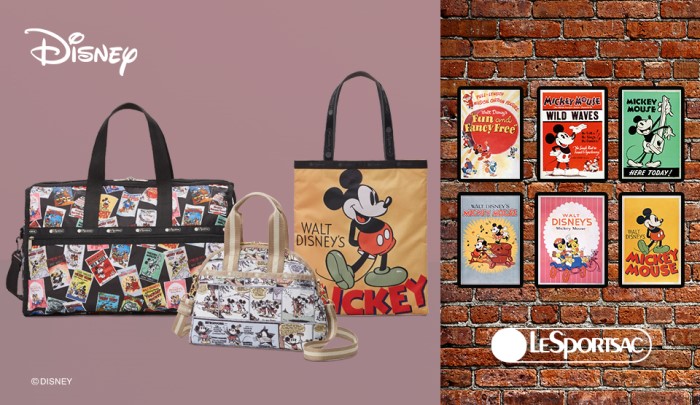 「ミッキーマウス」と「レスポートサック」のコレクションが日本限定発売！