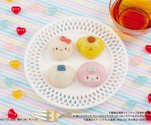 サンリオキャラクターズがまんまるぷにぷにの和菓子に♡「食べマスモッチ」セブンに登場！