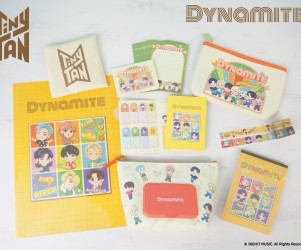 BTSキャラ「TinyTAN」文具＆雑貨シリーズが新登場！「Dynamite」モチーフのカラフルなデザイン