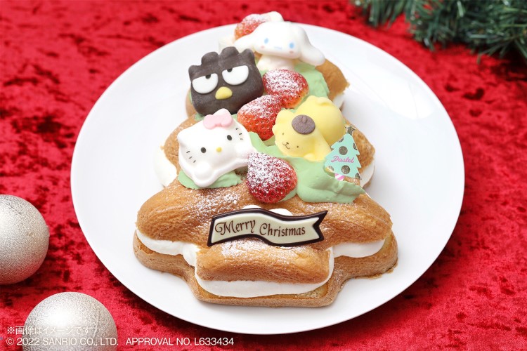 「サンリオキャラクターズ」×「パステル」初のスペシャルクリスマスケーキが500台限定で登場！