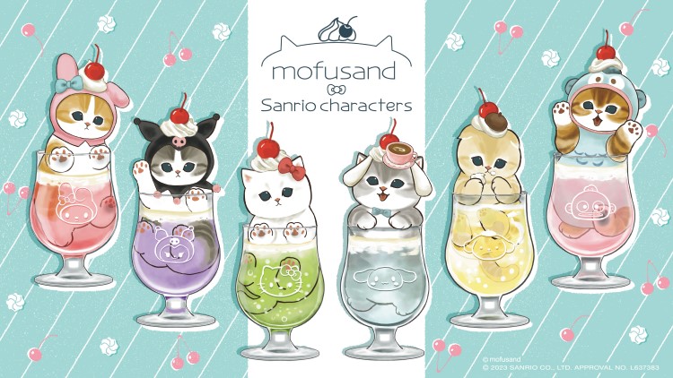 「mofusand」×「サンリオキャラクターズ」初のテーマカフェが東京・大阪で期間限定オープン！