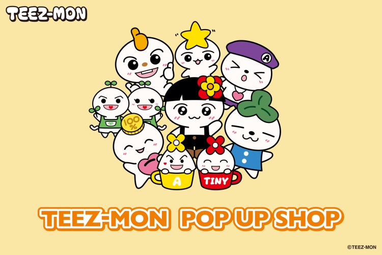 ATEEZ公式キャラ「TEEZ-MON」初の公式POP UP SHOP開催！