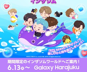 「BTS Island:インザソム」期間限定POP-UPイベントをGalaxy Harajukuで開催！