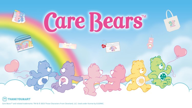 Care Bears™（ケアベア™）グッズがサンキューマートに初登場！推し活にもピッタリなカラー展開
