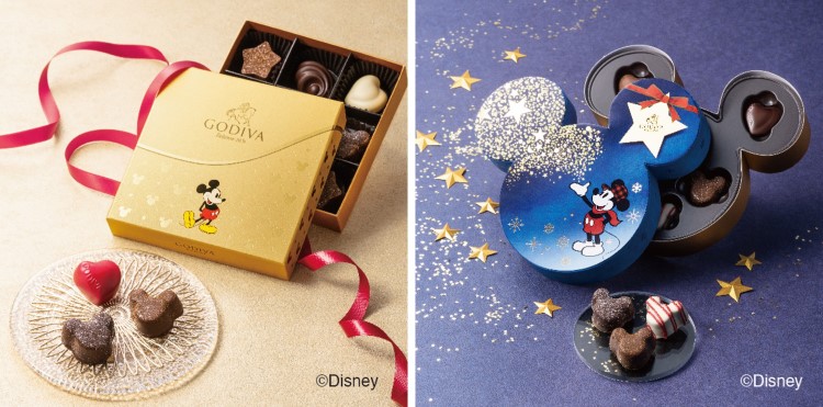 ミッキーマウスデザインのチョコレートが「ゴディバ」からホリデーシーズン限定で登場！