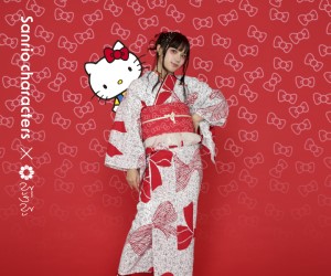 サンリオキャラクターズ×着物ブランド「ふりふ」ハローキティ・マイメロディ・クロミの浴衣が登場！