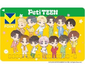 SEVENTEENのキャラクター「PetiTEEN」Vポイントカードとオリジナルアイテムが登場！