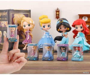 ディズニープリンセスの「Q posket」がミニチュアになってガシャポン®に登場！