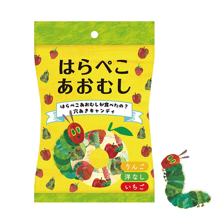 はらぺこあおむしが食べたの？「パインアメ」のパインから穴あきキャンディが新発売