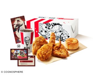 【KFC×原神】コラボデザインのチケットファイルやアクリルスタンドが手に入るパックが発売！