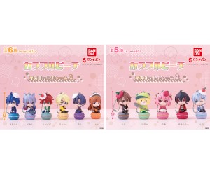 「カラフルピーチ」がマカロンにお座り！ガシャポン®オリジナルデザインのマスコットが登場