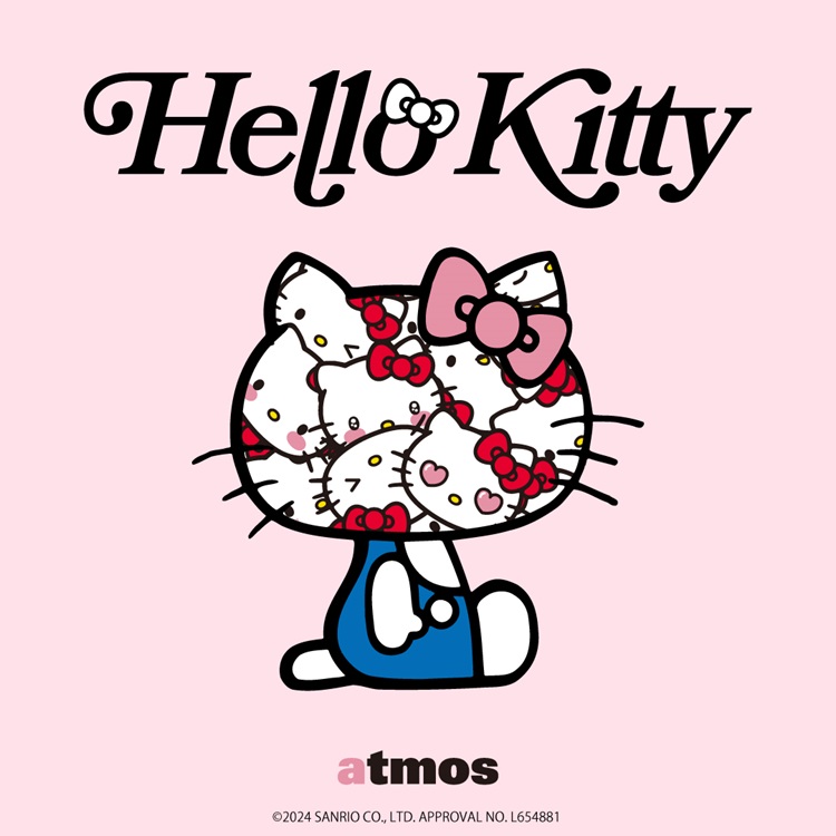 「ハローキティ」誕生50周年を記念した​“atmos pink × HELLO KITTY”コラボレーション第2弾が登場！