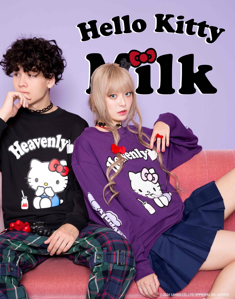 「ハローキティ」×アパレルブランド「MILK」コラボアイテムが登場！