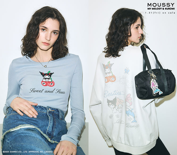 マイメロディ＆クロミのコラボアイテムが「MOUSSY」から登場！