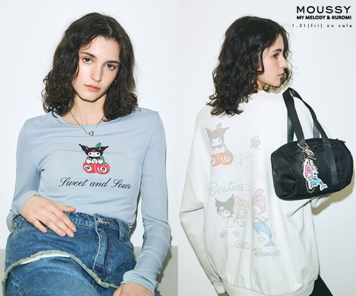 マイメロディ＆クロミのコラボアイテムが「MOUSSY」から登場！