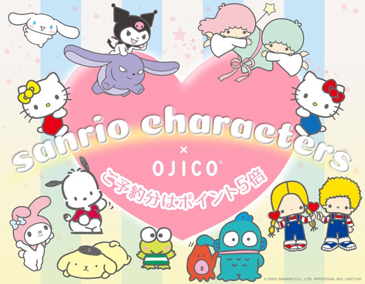 サンリオキャラクターズコラボTシャツが「OJICO」から登場！