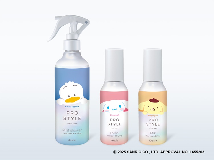 「サンリオキャラクターズ」×「プロスタイル」コラボデザインの「ヒートケア&スタイリング」シリーズ発売!