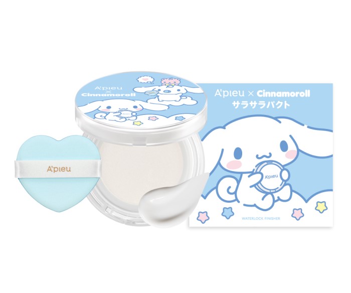 シナモロールデザインの「ウォーターロック サラサラパクト」初登場!