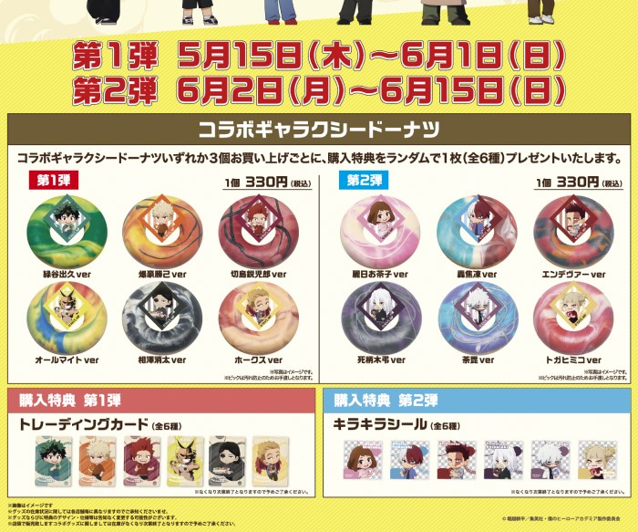 『僕のヒーローアカデミア』×『ジャックインザドーナツ』コラボドーナツやグッズが登場!