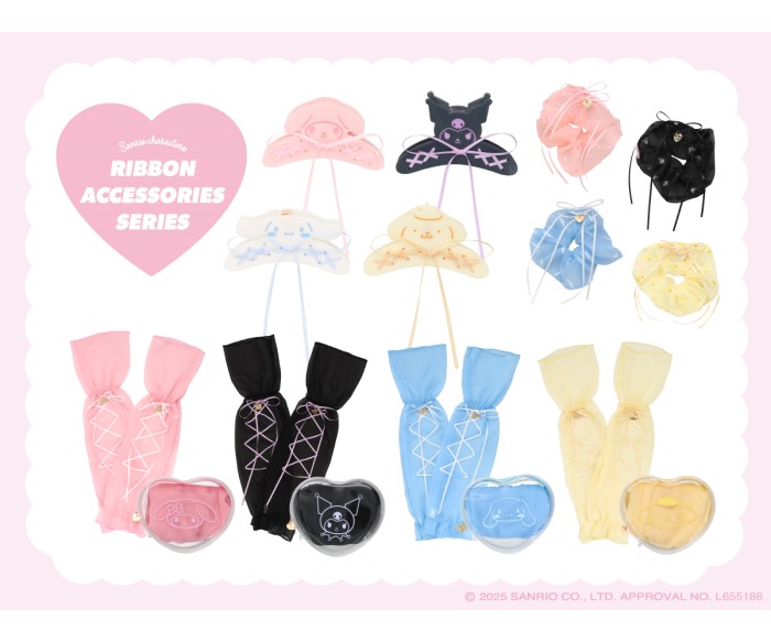 サンリオキャラクターズがバレエコアに♡シアー×リボンのアクセが新登場