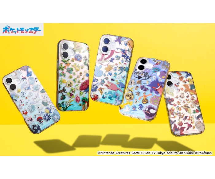 「ポケットモンスター」オーロラカラーの「耐衝撃性・耐候性・抗菌性」スマホケースが新発売!