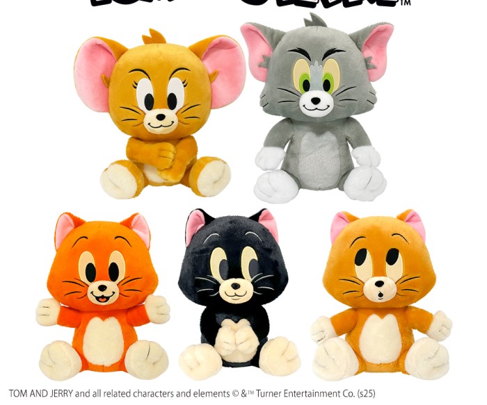 「トムとジェリー」3匹の子猫と一緒にタイトー限定プライズに!