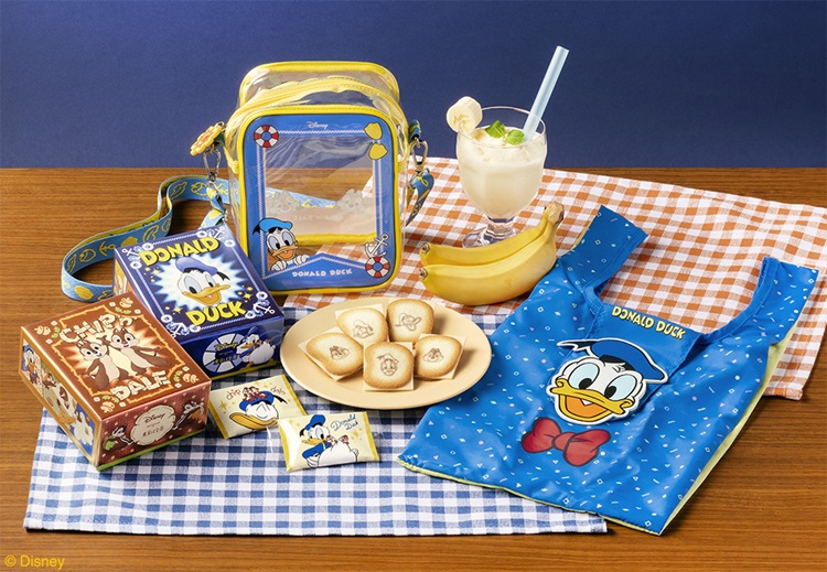「ドナルドダック」「チップ&デール」ショコラサンドが「東京ばな奈」から登場!推し活にぴったりクリアバッグも!