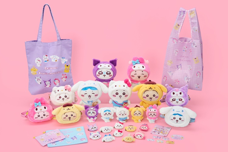 「ちいかわ×サンリオキャラクターズ」なりきりコスチュームがキュートな全21アイテムが発売!