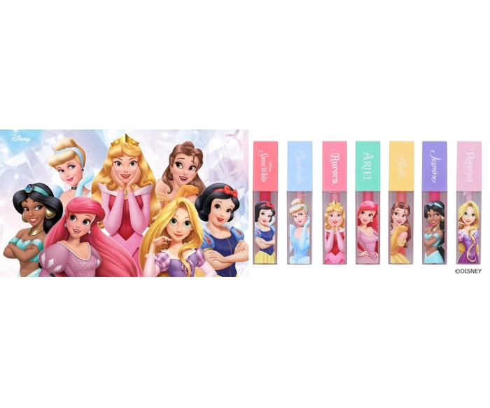 ディズニープリンセスリップグロス全7種類がイオン限定で発売!
