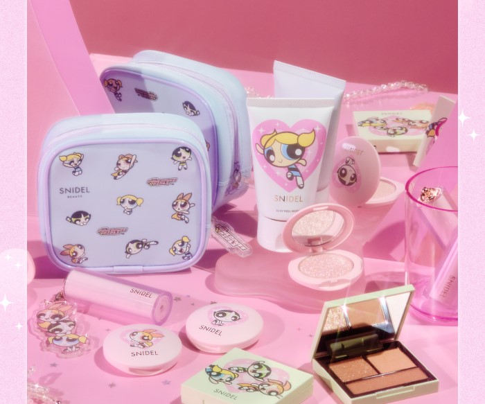 「パワーパフ ガールズ」×「SNIDEL BEAUTY」初コラボ!限定パッケージのコスメが発売