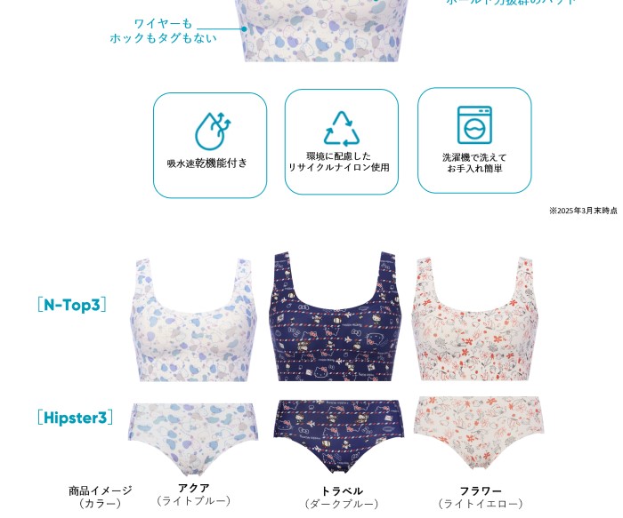 「ハローキティ」×「スロギー」コラボ第2弾!「ゼロフィールⓇ」が3種類のハローキティデザインで登場