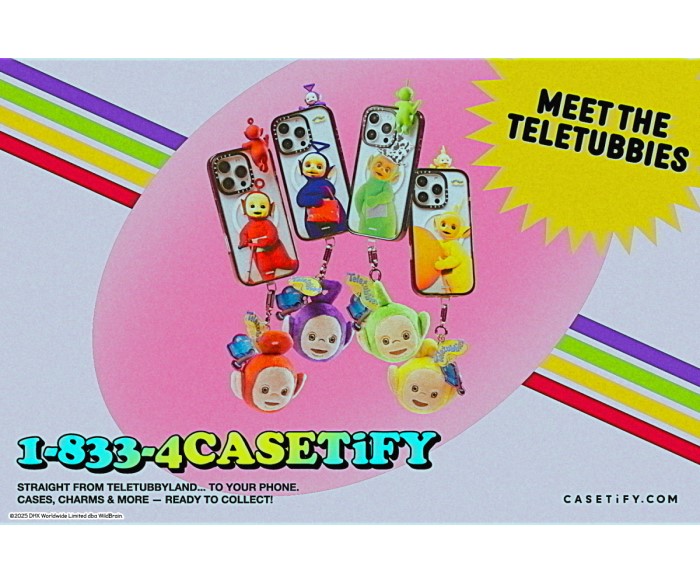 「テレタビーズ」テックアクセサリーが「CASETiFY」から登場！