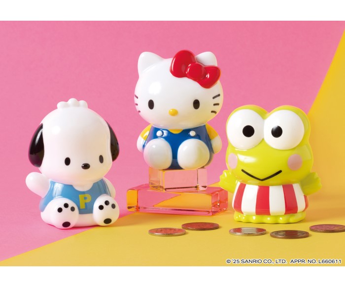 『サンリオキャラクターズ ミニ貯金箱』ガシャポン®に登場！