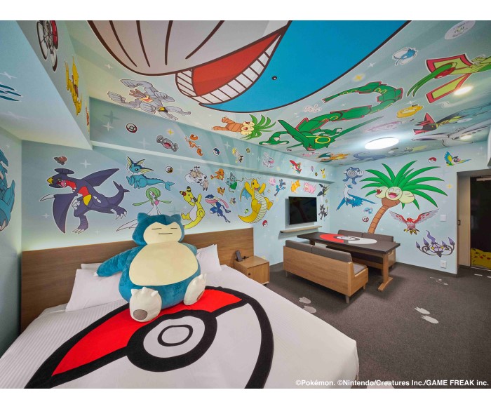 「MIMARU」のポケモンルームがリニューアル!100匹のポケモンたちがお部屋でお出迎え!