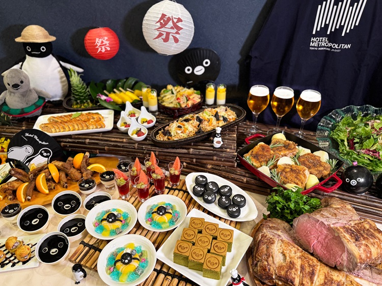 【ホテルメトロポリタン】2025年 夏だ!祭りだ!Suicaのペンギン 夏祭り サマービュッフェ 開催