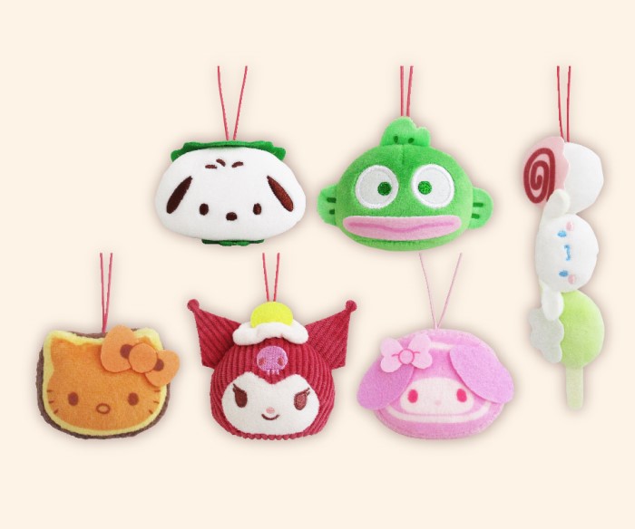 サンリオキャラクターズが和菓子ティータイムを楽しむ♪GiGO限定のプライズが登場！