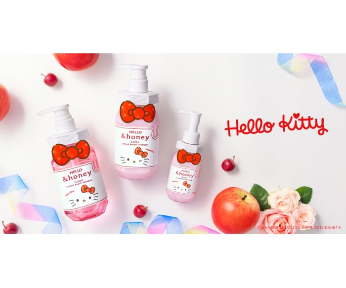 「ハローキティ」×「&honey」初のコラボデザイン!カラーケアアイテムがスギ薬局限定で登場