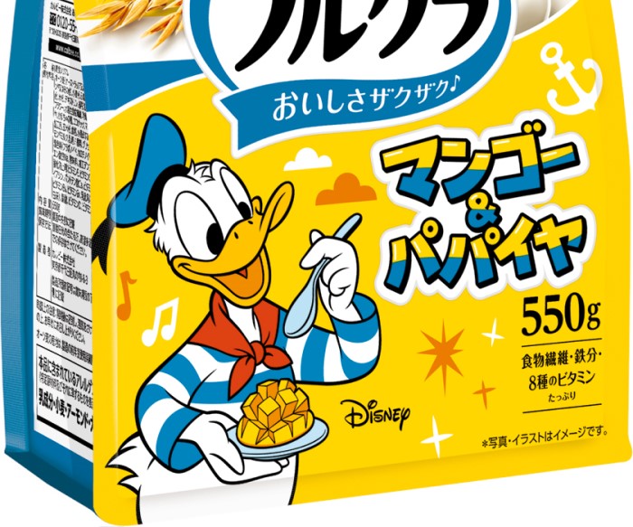 ディズニーデザインの「フルグラ®」第2弾はドナルドダック！「マンゴー＆パパイヤ」数量限定発売