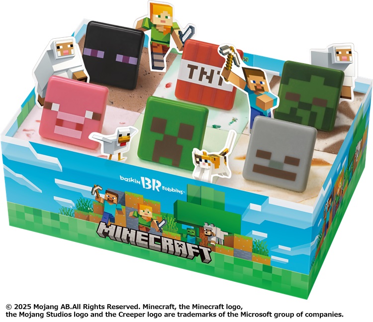 マインクラフトがサーティワンに初登場!アイスクリームケーキが通年発売