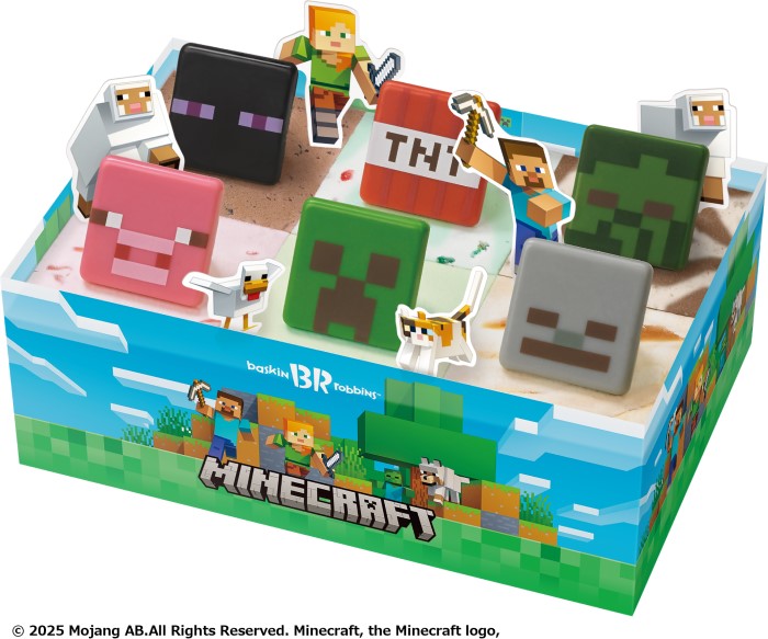 マインクラフトがサーティワンに初登場！アイスクリームケーキが通年発売