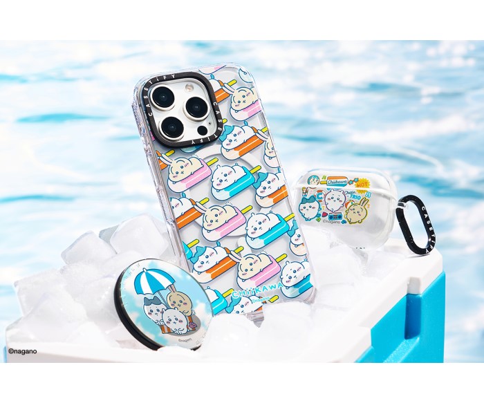 「ちいかわ x CASETiFY」ビーチ仕様のテックアクセサリーが登場！